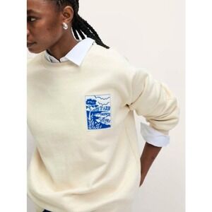 Marks & Spencer Cream Crew Neck Size XS